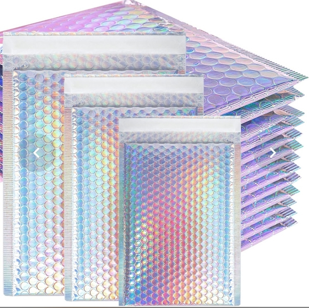 Metallic Bubble Mailers,Poly Padded (13) Envelopes - Picture 2 of 5